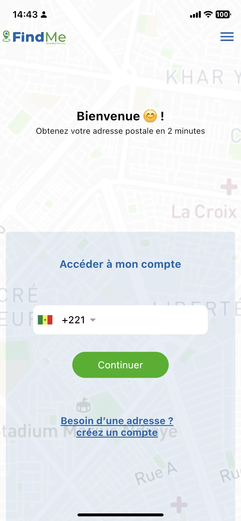 FindMe screenshot